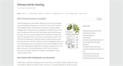 Desktop Screenshot of chineseherbshealing.com