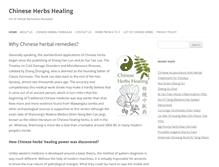 Tablet Screenshot of chineseherbshealing.com